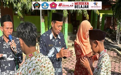 Hari Pertama Masuk Sekolah Dilaksanakan Halal Bi Halal